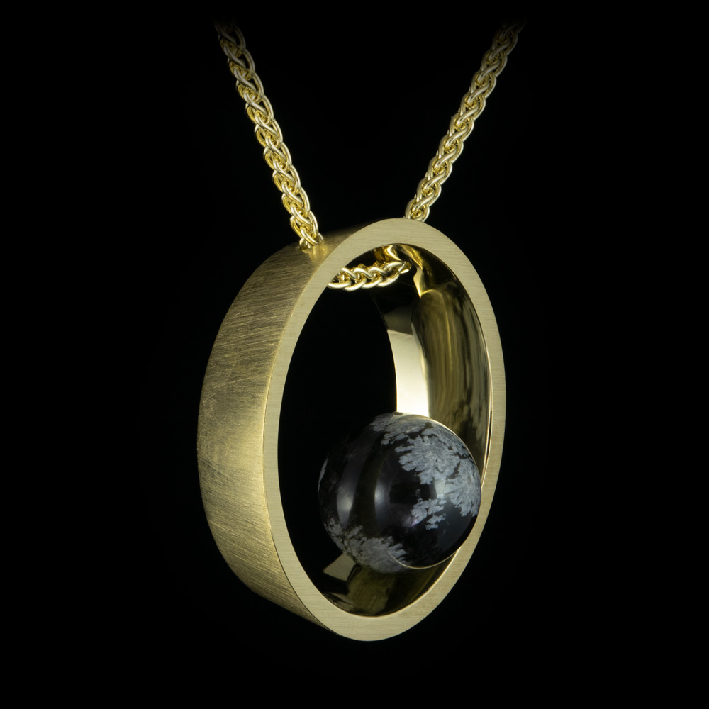 gold obsidian brushed metal