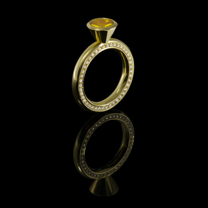 gold diamonds beryl